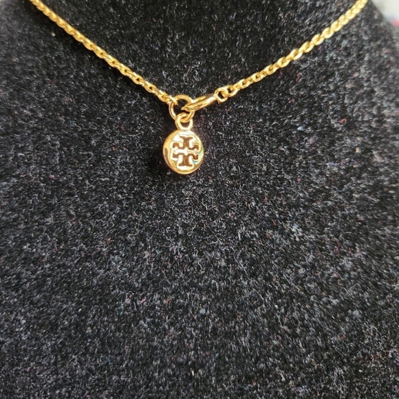 Tory Burch Gold Charm Necklace - Picture 5 of 7